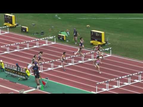 H29　北関東　女子100mH　準決勝1組