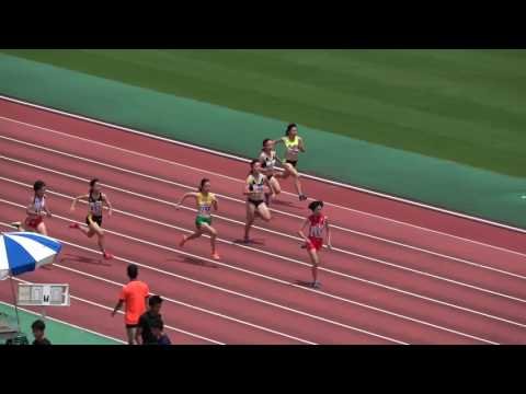 高女 A200m 決勝_2017福岡県高校学年別選手権