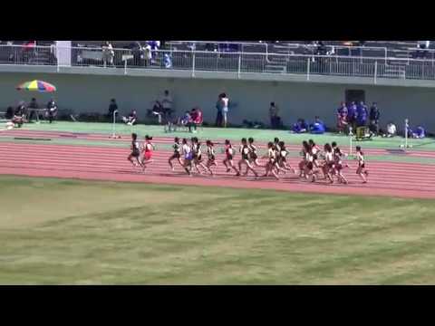 2019 県記録会 中学女子1500mタイムレース3組