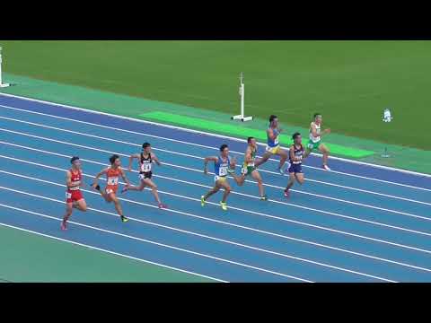 2018年度 近畿高校ユース陸上 2年男子100m決勝(+2.8)