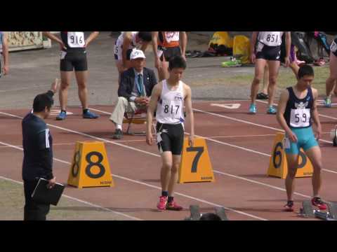 20170416春季記録会(桐生会場）男子100m3組