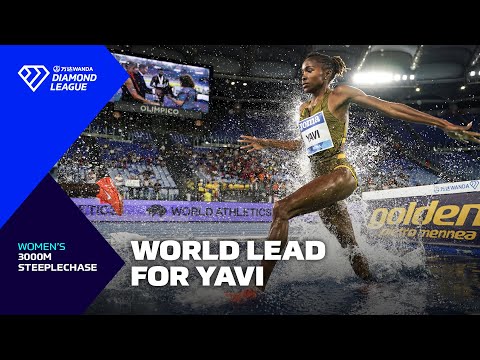 Winfred Yavi JUST misses out on 3000m steeplechase world record in Rome - Wanda Diamond League 2024
