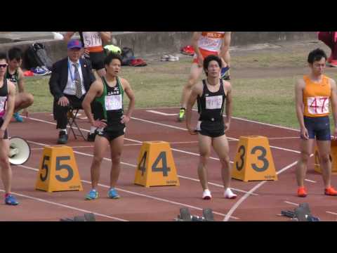 20170416春季記録会(桐生会場）男子100m1組
