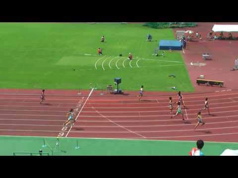 H29　関東中学校陸上競技大会　女子200m　予選2組