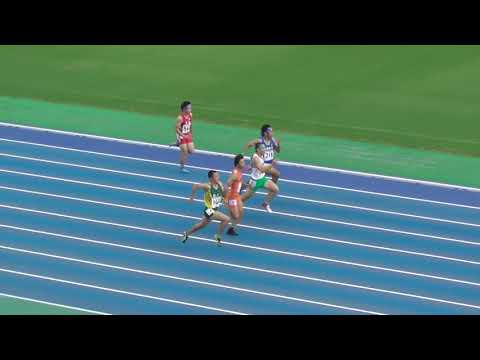 2018近畿高校ユース陸上　2年男子100m予選1～3組