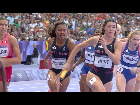 【女子4×100mリレー 予選】イギリスが組1着42秒03、地元フランスは2着42秒13で決勝進出【パリオリンピック】8月9日(金) 10時54分バレーボール 男子 3位決定戦