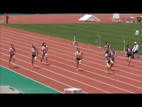 ２０１７　長崎県高総体陸上　女子１００ｍ準決勝