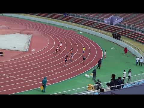2018 第1回県記録会 高校一般男子100m6組