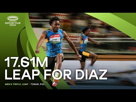 🇮🇹&#039;s Diaz flies out to world-leading triple jump | World Indoor Tour 2024
