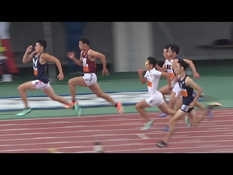 予選 2部・1部 男子200m 関東インカレ陸上2025