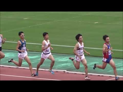 2018関西学生新人陸上競技選手権大会　男子800ｍ予選6組