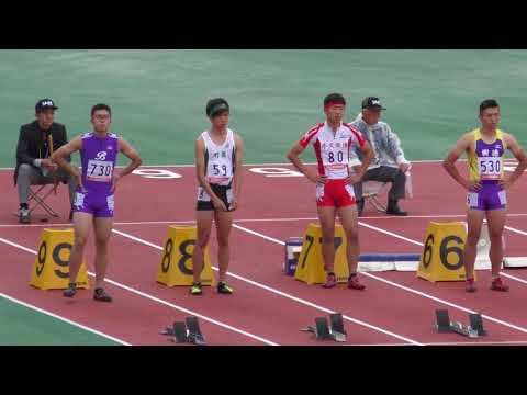 H30　北関東　男子100m　準決勝2組