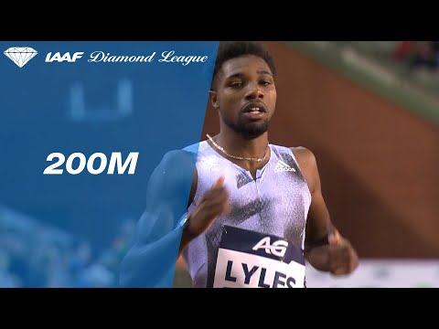 Noah Lyles completes sprint double by winning the 200m final in Brussels - IAAF Diamond League 2019