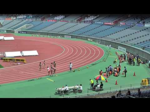 H28　関カレ　女子100m　予選2組