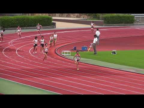 2018京都府高校ユース　女子4×100mリレー予選1組　京都橘高校
