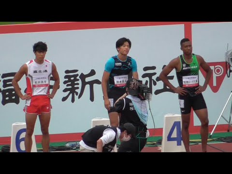 男子110mH予選2組　福井アスリートナイトゲーム2021