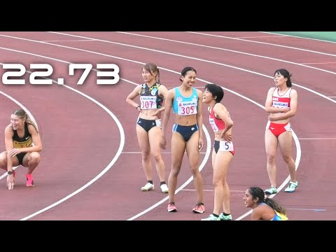 決勝 GP女子200m 静岡国際陸上2025