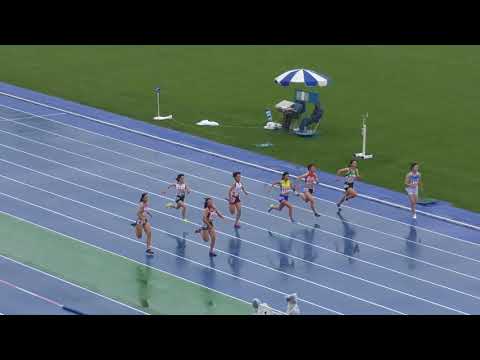 H29　関東高校新人　女子100m　予選3組