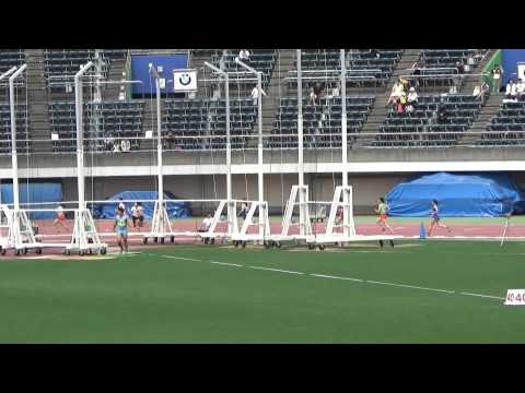 日本学生個人 女子3000mSC タイムレース2組 2015/06/14