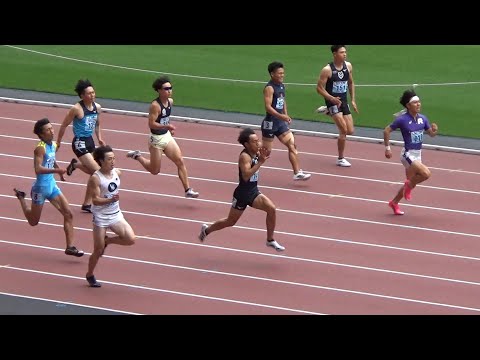 決勝 3部2部 男子200m 関東インカレ陸上2024