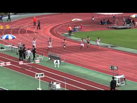 2016京都インカレ男子100m予選3組