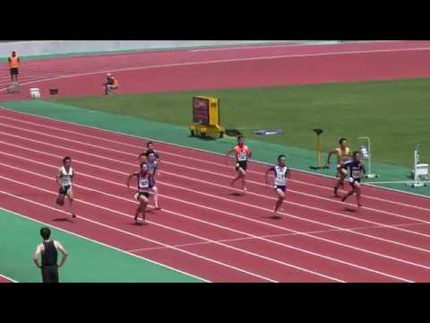 2017 秋田県陸上競技選手権 男子 100m 予選7組