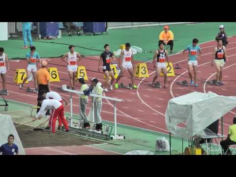 H29　関カレ　男子1部100m　決勝
