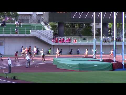 2016 岡山インターハイ陸上 女子4×100mR予選3
