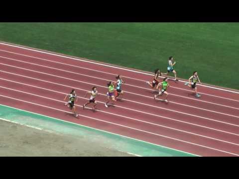 H29　千葉県　中学通信陸上　1年女子100m　B決勝