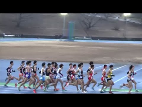 国士舘大学長距離競技会2017.12.16 男子10000m3組