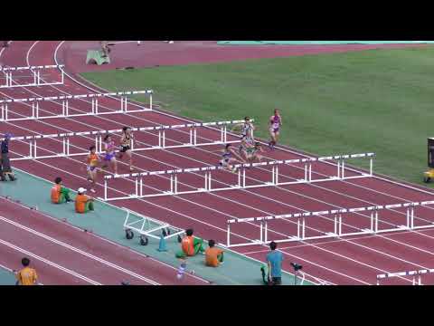 H30　千葉県高校新人　女子100mH　予選4組