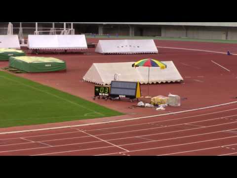 2017 西日本インカレ陸上 男子100m　決勝