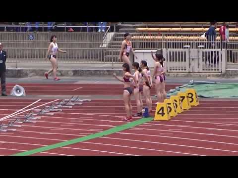 第 82 回京都学生陸上競技対校選手権大会　女子 100ｍＨ(0.840m) ﾀｲﾑﾚｰｽ2組