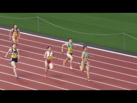 女子１部4x400mR　予選１組　関東インカレ2022