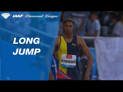 Juan Miguel Echevarria soars to a long jump win in Rabat - IAAF Diamond League 2019