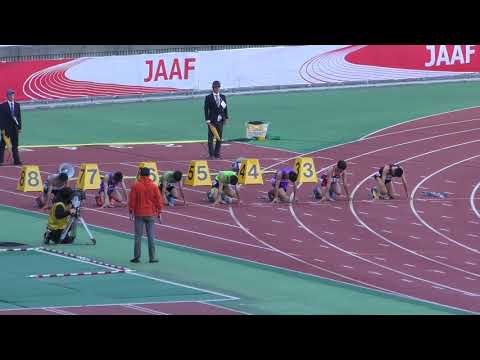 H29　ジュニアオリンピック　C男子100m　準決勝1組