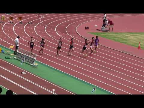 2018 茨城県高校個人選手権 男子100m予選9組