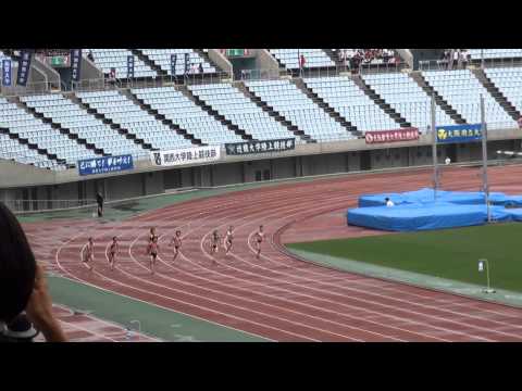 2015年 関西インカレ 女子 200m準決勝1組