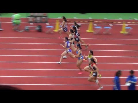 決勝 U18 女子60m 日本室内陸上2024
