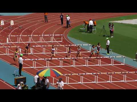 H30　日本インカレ　女子100mH　予選2組