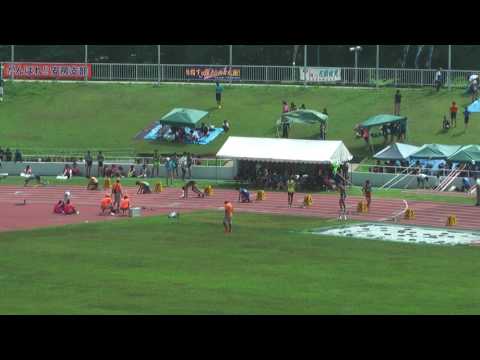H29　千葉県中学総体　男子200m　準決勝1組