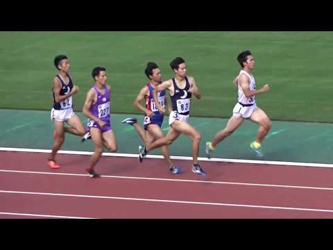 平成 30 年度第 1 回学連競技会　男子800ｍ８組