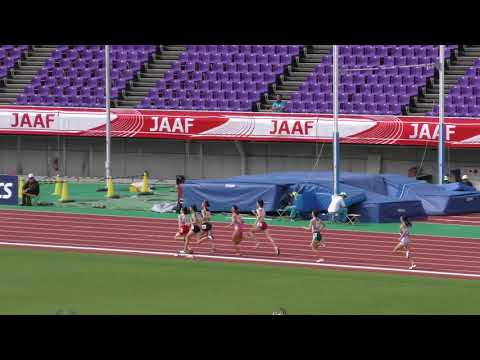 女子800m予選1組　U20日本選手権R01