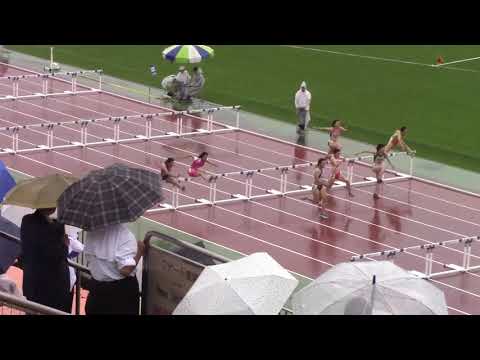 2019日本学生個人 女子100mH準決勝