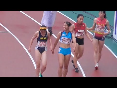 自己ベストV 決勝 U20女子100m 日本選手権陸上2023