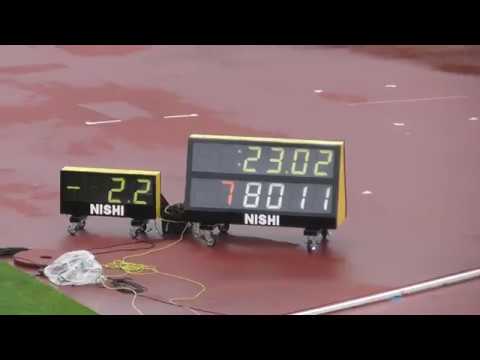 男子200m_準決勝2組_第50回北海道高体連札幌支部新人陸上20180819