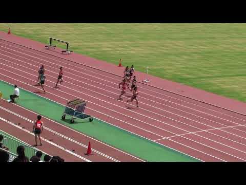2018 茨城県高校個人選手権 1年女子100m予選6組