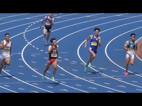 男子400m予選 日本学生個人陸上2023