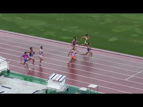 H30　千葉県選手権　男子100m　準決勝3組