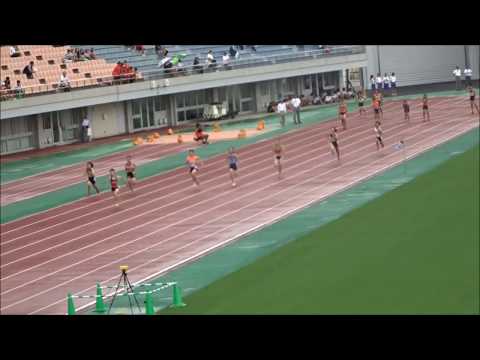 四国中学総体2017・陸上競技／女子4×100mリレー決勝、西条北中：49秒95